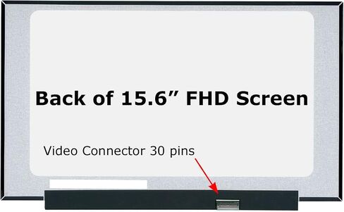استبدال شاشة SCREENARAMA الجديدة لشاشة NV156FHM-N4S V8.0، FHD 1920x1080، IPS، غير لامعة، شاشة LCD LED مع أدوات in Saudi Arabia