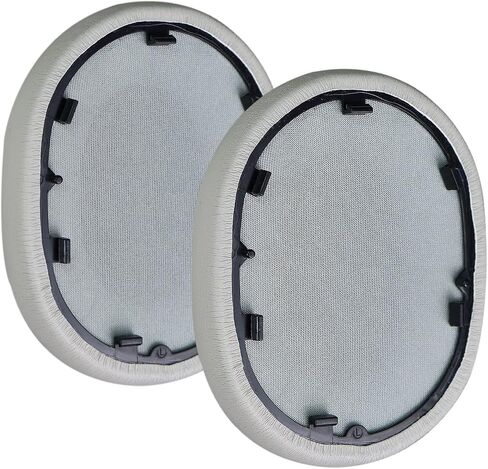 MOLGRIA WH-1000XM5 Ear Pads Cushion, Replacement Protein Leather Earpads for Sony WH1000XM5 Noise Canceling Over-Ear Headphones(Silver) in Kuwait