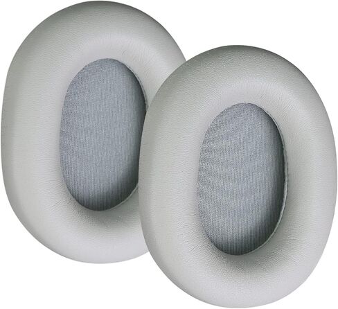MOLGRIA WH-1000XM5 Ear Pads Cushion, Replacement Protein Leather Earpads for Sony WH1000XM5 Noise Canceling Over-Ear Headphones(Silver) in Kuwait