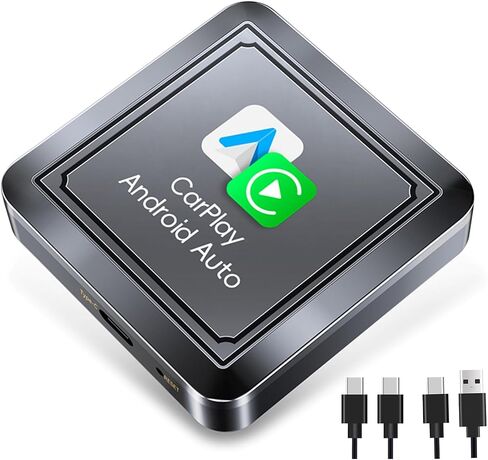 OCA5.0 2 in 1 for Apple Carplay Wireless Adapter & Android Auto Wireless Adapter,2024 Newly Upgraded,Dual System,Plug & Play,Stable no Latency,not Offline.Fit for iPhone & Android Phone. in Saudi Arabia