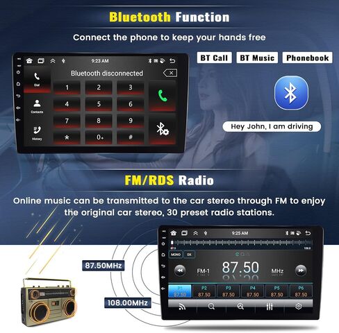 [4+64G] 8-Core Android 13 Car Stereo for Dodge Ram 1500 2500 3500 2013-2018(Manual AC) with Carplay&Android Auto,9 Inch Car Radio with Mirror Link Bluetooth FM/RDS WiFi GPS SWC Dual USB+Backup Camera in Saudi Arabia