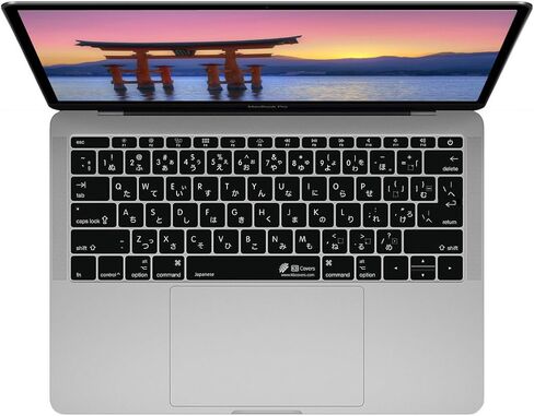 KB Covers Japanese QWERTY ISO Keyboard Cover with MacBook Pro Touch Bar (Late 2016) 19110 in Saudi Arabia