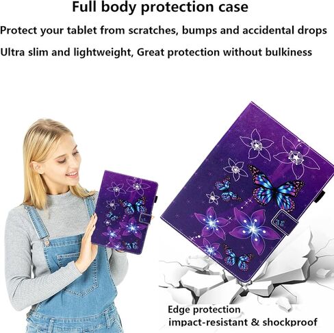 Case for iPad 10th Generation 10.9" 2022 Slim Thin Lightweight Stand Tri-fold Smart Cover with Auto Wake/Sleep PU Leather Hard PC Back Shockproof Case for iPad 10th Gen, Don't Touch Me Eye in Kuwait