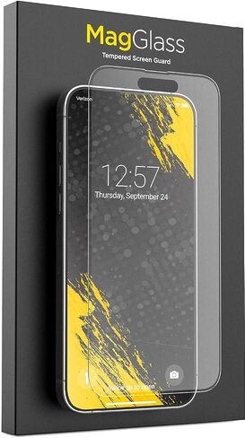 واقي شاشة غير لامع من magglass Original® - متوافق مع iPhone 15 Pro، زجاج مقسى مضاد للوهج (مقاوم للزيت/بصمات الأصابع/التلطخ) متضمن in Kuwait