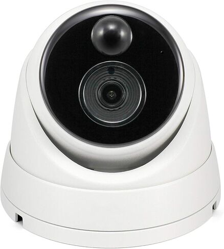 نظام كاميرا مراقبة Swann 4K داخلي/خارجي، 6 كاميرات برجية Dome PoE، 8 قنوات NVR 2 تيرابايت HDD مراقبة سلكية CCTV، صوت في اتجاه واحد، رؤية ليلية، مستشعر PIR، SONVK-886806D in Kuwait