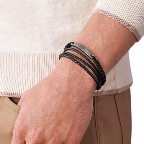 Fossil Men's Heritage Anchor Chains Stainless Steel Chain Bracelet (Model: JA7239040) in Saudi Arabia