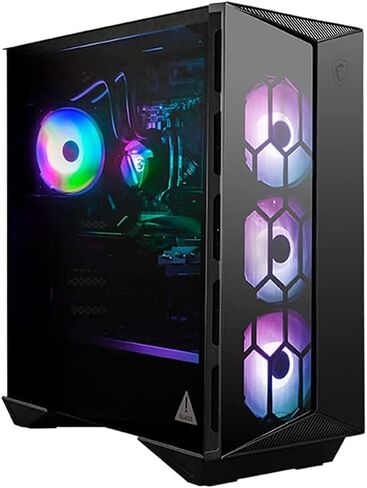 MSI Aegis RS 10SD-014US سطح مكتب كامل البرج Intel Core i7-10700KF معالج RTX 2070Super 8GB GDDR6 16GB DDR4 1TB SSD WiFi 6 Windows 10 Home VR جاهز (متجدد) in Saudi Arabia