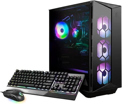 MSI Aegis RS 10SD-014US سطح مكتب كامل البرج Intel Core i7-10700KF معالج RTX 2070Super 8GB GDDR6 16GB DDR4 1TB SSD WiFi 6 Windows 10 Home VR جاهز (متجدد) in Saudi Arabia