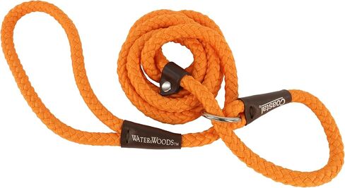 Water & Woods Braided Rope Dog Slip Leash by Coastal Pet - Heavy-Duty Dog Leash - Comfortably Accommodate Various Sizes - Green, 1/2" x 6' in Saudi Arabia