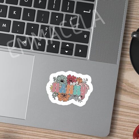 (3Pcs) Retro Floral Nana Sticker Grandma Sticker Perfect for Moms Mimi Nana Grandmother Mother's Day – Waterproof Vinyl Decal for Book Laptop Phones Tumbler Water Bottles, Size 3 x 2.2 Inch in Saudi Arabia