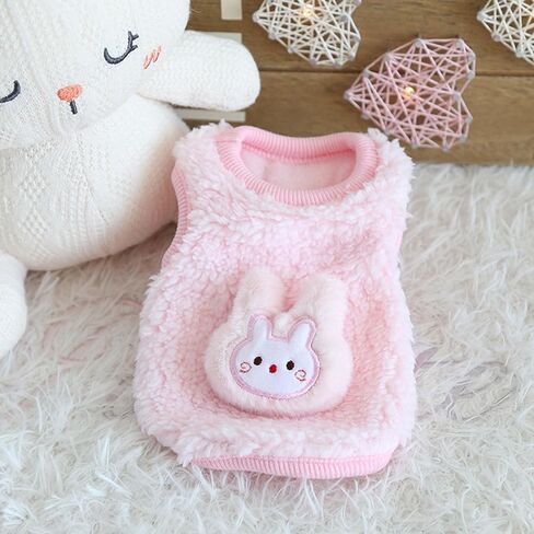 FLAdorepet 3 Packs Teacup Dog Cat XXS Clothes for Chihuahua Yorkie,Winter Warm Fleece Puppy Pet Clothes Sweater Shirt Vest for Mini Newborn Extra Small Dogs (3 Packs, XXS(Pet 1-2LBS)) in Saudi Arabia