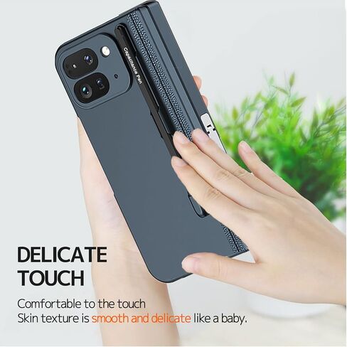 NINKI for Google Pixel 9 Pro Fold Case with Stylus Pen Holder & S Pen, Kickstand Screen Protector Case for Pixel Fold 9 Pro Case Pixel Pro 9 Fold Phone Case for Google Pixel 9 Pro Fold 5G Case Black in Saudi Arabia