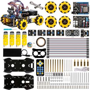Smart Robot Camera Car Kit, 4WD Remote Control Car Compatible with Arduino IDE, Electronic Programming Project/STEM Education/Science Coding Kit for 12+ Teens & Adults Unique Gifts