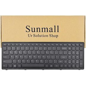 لوحة مفاتيح بديلة مع إطار متوافق مع أجهزة الكمبيوتر المحمول G500S G505S G510S S500 S510 S510P Z510 Flex 15 باللون الأسود الأمريكي (لا تناسب Flex 2 15) in Kuwait