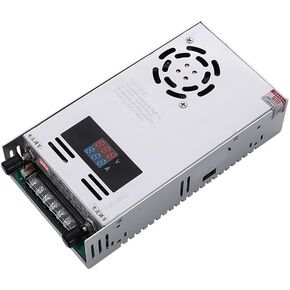 Variable Power Supply, 110V AC to 24V DC Power Supply, Aluminum Alloy AC to DC Converter, Adjustable Power Supply 0-20A with LED Display