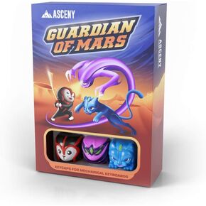 ASCENY Herocaps - Guardian of Mars | Artisan Keycaps for Mechanical Keyboards