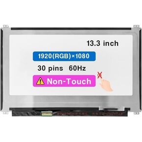 Screen Replacement for ASUS ZENBOOK UX305 UX305C UX305CA UX305F UX305FA UX305L UX305LA UX305U UX305UA Series 13.3" FHD 1920×1080 30 pin LCD Non-Touch Screen Display Panel