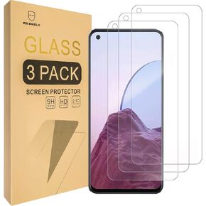 Mr.Shield [3-Pack] Designed For OnePlus Nord N20 [Shorter Fit for Case Version] [Tempered Glass] [Japan Glass with 9H Hardness] Screen Protector with Lifetime Replacement