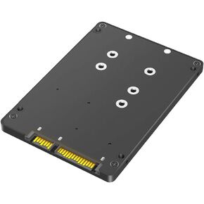 Mustpoint Dual M.2 B Key/B&M Key SSD to 2.5" SATA III with Plastic Enclosure