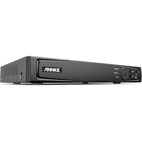 مسجل فيديو شبكي ANNKE 4K 8CH لنظام كاميرا أمان PoE، 5 في 1 8 قنوات NVR مع ضغط فيديو H.265+، سهولة الوصول عن بعد، لا يتضمن قرص صلب