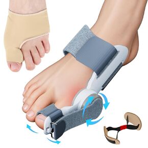 Bunion Corrector for Women Men Big Toe, Adjustable Orthopedic Bunions Correction for Hallux Valgus Pain Relief, Bunion Splint Suitable for Left/Right Feet (1PCS)