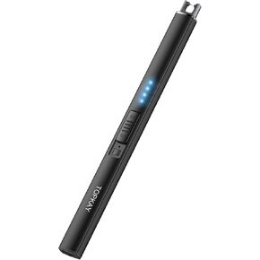 2 حزمة ولاعة كهربائية شمعة أخف يندبروف عديمة اللهب USB قابلة للشحن البلازما قوس طويل أخف للشواية الألعاب النارية المطبخ التخييم in Kuwait