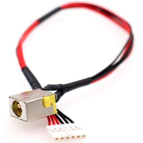 6-pin 135W DC-in Power Jack Cable DC301010V00 Replacement for Acer Nitro 5 AN515-41 AN515-42 AN515-51 AN515-53 G3-572 AN515-51-55WL