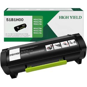 51B1H00 Toner Replacement Lexmark 51B1H00 Toner Lexmark mx417de Toner Cartridge for Lexmark MX417de, MX517de, MX617de, MS417dn, MS517dn, MS617dn, Remanufactured 51B1H00 Toner [8,500 Pages]