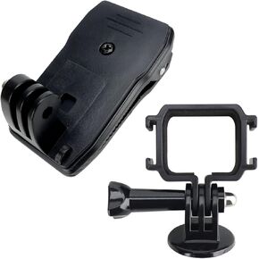 CQT Expansion Adapter Backpack Clip Mount for DJI OSMO Pocket 3 Accessory, Camera Extenion Bracket Mount Cold Shoe Adapter, Quick Release Shoulder Strap Holder Kit Accessories (Combo 1)