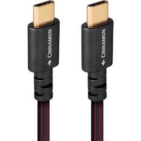AudioQuest Cinnamon (1.5m) Black/Red USB 2.0 C>C