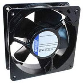 EBM-PAPST 4606Z AC Fans 119x38mm 115VAC 60Hz 106CFM 18W 3100RPM 45dBA BB, 2 Terminals, Metal Frame/Blade
