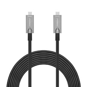phoossno USB Type C to C Full Features Extension Cable 4K Active Optical USB 10Gbps 50ft Backward USB2.0&USB 1.1,PD60W,Compatible with Camera Printer,Scanner,Game Controller,Meeting & Conference Room