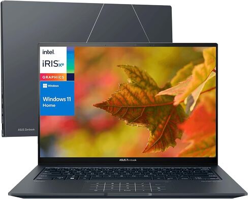 ASUS Zenbook 14" OLED 3K(2880 X 1800) Touch Slim Laptop, Intel EVO 14Cores i9-13900H, Intel Iris Xe Graphics, 2X Thunderbolt4, 100% DCI-P3, 500nits, w/HDMI (16GB LPDDR5 RAM | 1TB PCIe SSD) in Saudi Arabia