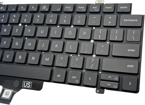 Keyboard for DELL Latitude 7420 7410 5420 Computer 08MJ5F PK1330S2A0 DLM20F63US6698 DLM20F6 No Backlight Black(7410 No Backlight) in Kuwait