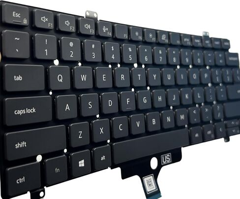 Keyboard for DELL Latitude 7420 7410 5420 Computer 08MJ5F PK1330S2A0 DLM20F63US6698 DLM20F6 No Backlight Black(7410 No Backlight) in Kuwait