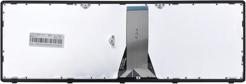 لوحة مفاتيح بديلة مع إطار متوافق مع أجهزة الكمبيوتر المحمول G500S G505S G510S S500 S510 S510P Z510 Flex 15 باللون الأسود الأمريكي (لا تناسب Flex 2 15) in Kuwait