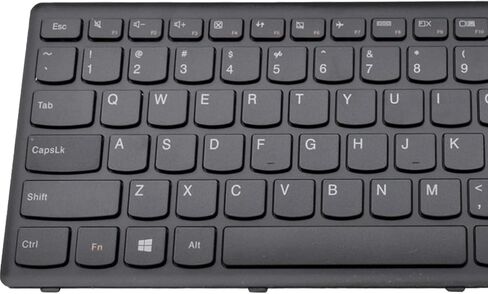 لوحة مفاتيح بديلة مع إطار متوافق مع أجهزة الكمبيوتر المحمول G500S G505S G510S S500 S510 S510P Z510 Flex 15 باللون الأسود الأمريكي (لا تناسب Flex 2 15) in Kuwait