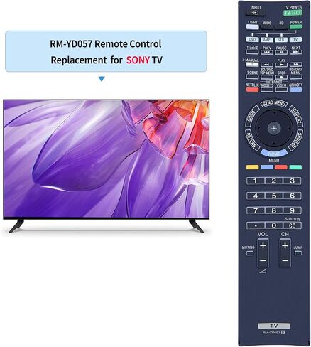 جهاز تحكم عن بعد بديل RM-YD057 جديد لجهاز Sony Bravia Digital LCD Color TV XBR-55HX929 KDL-55HX820 XBR-65HX29 KDL-46NX720 XBR65HX929 XBR-65HX929 KDL-46HX820 XBR-46HX929 KDL-60NX720 KDL-55NX720 in Saudi Arabia