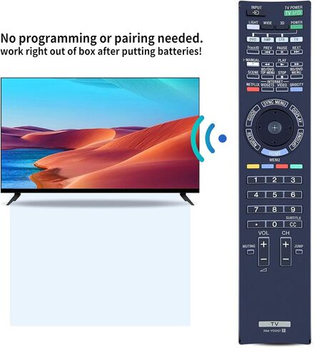جهاز تحكم عن بعد بديل RM-YD057 جديد لجهاز Sony Bravia Digital LCD Color TV XBR-55HX929 KDL-55HX820 XBR-65HX29 KDL-46NX720 XBR65HX929 XBR-65HX929 KDL-46HX820 XBR-46HX929 KDL-60NX720 KDL-55NX720 in Saudi Arabia