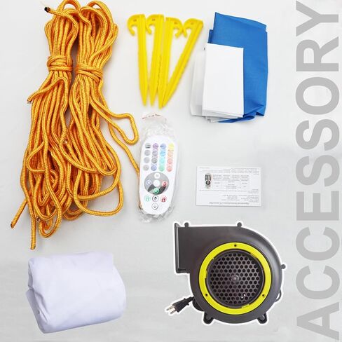 Inflatable Photo Booth Enclosure，2 Doors Black 8.2x8.2x8.2Ft,Inflatable Photo Booth Built-in LED Light Strip and Blower for Party Wedding Event in Kuwait