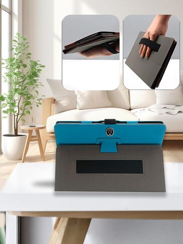 Case for COLORROOM C5 2024 New Android 14 11inch Tablet,Folding Stand Protective,BOVUGAC Case Cover with Pencil Holder,Wrist Strap,Full Protection,Premium PU,Scratch Resistant(LightBlue) in Saudi Arabia