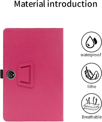 Case for COLORROOM C5 2024 New Android 14 11inch Tablet,Folding Stand Protective,BOVUGAC Case Cover with Pencil Holder,Wrist Strap,Full Protection,Premium PU,Scratch Resistant(LightBlue) in Saudi Arabia