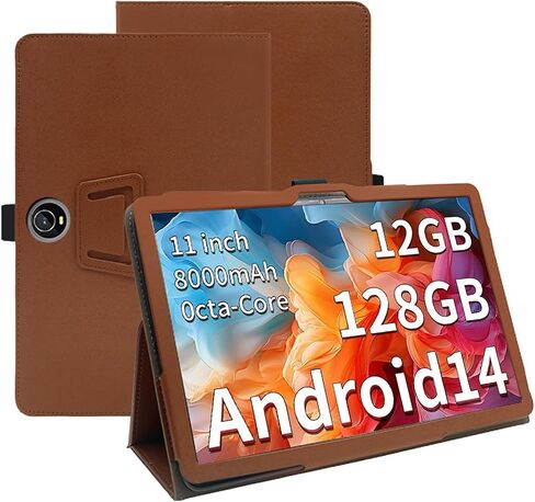 Case for COLORROOM C5 2024 New Android 14 11inch Tablet,Folding Stand Protective,BOVUGAC Case Cover with Pencil Holder,Wrist Strap,Full Protection,Premium PU,Scratch Resistant(LightBlue) in Saudi Arabia