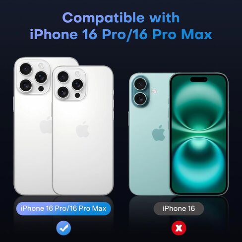 واقي عدسة الكاميرا OMOTON لهاتف iPhone 16 Pro Max/16 Pro، واقيات عدسات فردية رفيعة للغاية، صور عالية الوضوح، حلقة معدنية رفيعة للغاية من الألومنيوم، سهلة التركيب، مجموعتان in Saudi Arabia