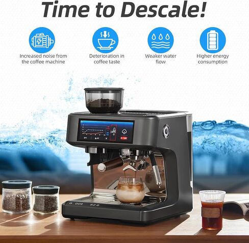 Coffee Machine Cleaner Descaler Tablets (36-Pack) – Deep Clean for Grease and Grime Removal, Compatible with All Coffee Makers in Saudi Arabia