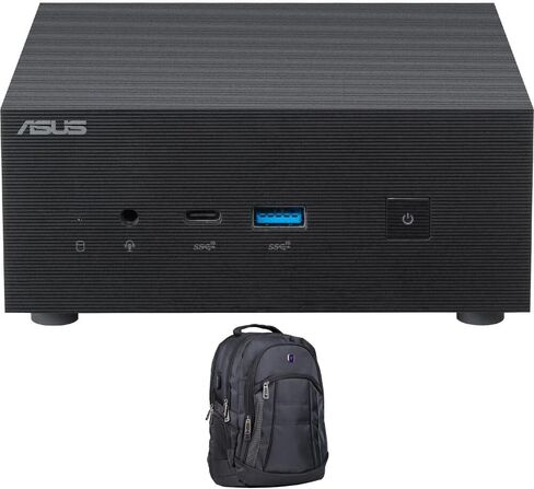 ASUS PN63-S1-B Business Mini PC (Intel i7-1165G7 4-Core, Intel Iris Xe, 64GB RAM, 2TB PCIe SSD, Intel Iris Xe, WiFi, BT 5.2, RJ-45, USB-C, HDMI, DP, Win 10 Home) with Backpack in Saudi Arabia