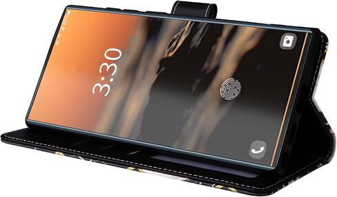 Asuwish متوافق مع حافظة محفظة Samsung Galaxy S23 Ultra 5G وواقي شاشة من الزجاج المقسى وحامل بطاقة جلدي قابل للطي ومسند غطاء هاتف لهاتف S23ultra 23S S 23 S23ultra5g للنساء والرجال باللون الذهبي الوردي in Saudi Arabia