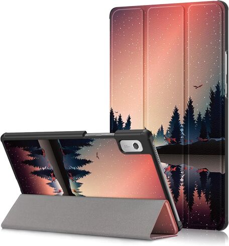 for Lenovo Tab M9 Case 9 Inch 2023, Slim Stand Hard Back Shell Protective Smart Cover Auto Wake/Sleep Case for Lenovo Tab M9 TB-310FU Release,Black in Kuwait