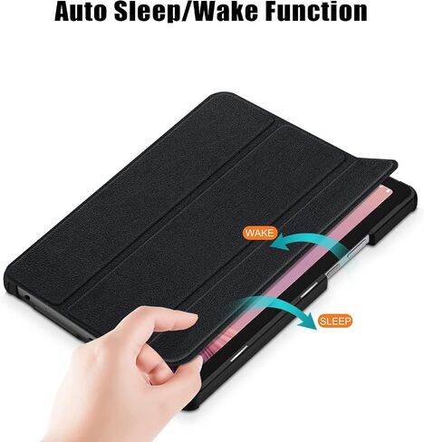for Lenovo Tab M9 Case 9 Inch 2023, Slim Stand Hard Back Shell Protective Smart Cover Auto Wake/Sleep Case for Lenovo Tab M9 TB-310FU Release,Black in Kuwait