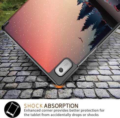 for Lenovo Tab M9 Case 9 Inch 2023, Slim Stand Hard Back Shell Protective Smart Cover Auto Wake/Sleep Case for Lenovo Tab M9 TB-310FU Release,Black in Kuwait